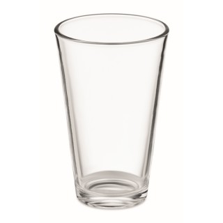 Vaso de cristal reutilizable personalizado